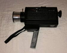 VINTAGE BELL & HOWELL AUTOLOAD SUPER 8 movie camera cinepresa 491 flash custodia