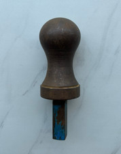 Incudine vintage in acciaio duro testa tonda fabbro orafo strumento