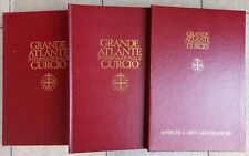 Atlante geografico GRANDE ATLANTE INTERNAZIONALE CURCIO + 41 carte antiche, 1971