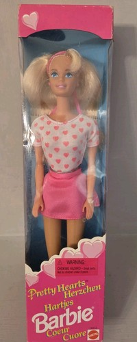 Barbie pretty hearts nrfb - hearts,,