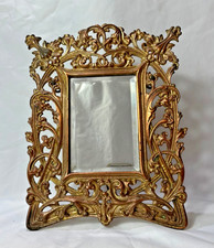 Specchio antico cornice ottone