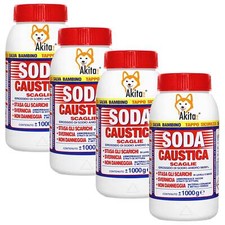Akitaink soda a scaglie per uso industriale e domestico 4 KG