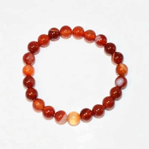Bracciale corniola mm - bracciale, in