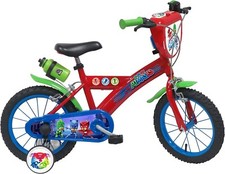 Bici  bambino PJ MAKS 14", Ruote gonfiabili , borraccia+trombetta