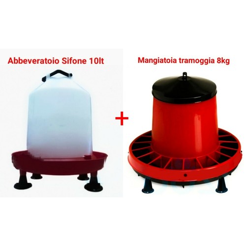 Mangiatoia tramoggia per - mangiatoia, 8