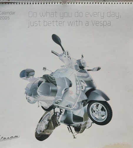 Calendario piaggio 2005 - piaggio,