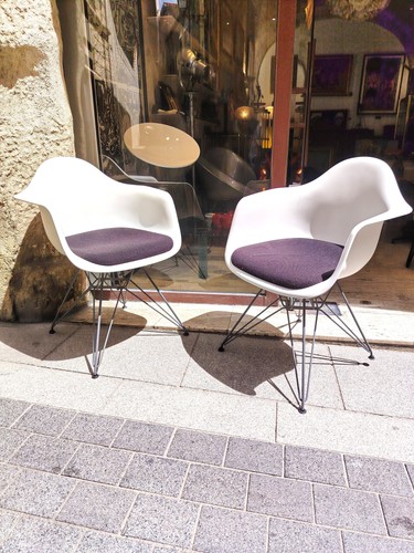 Paire chaise charles eames - chaise,