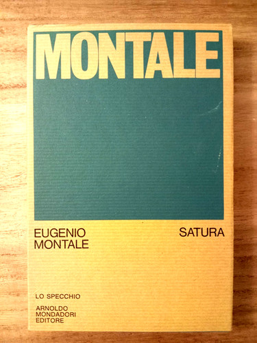 Satura eugenio montale - -,