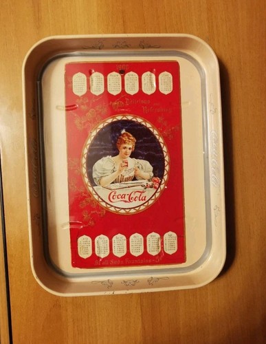 Coca cola vassoio latta - in,