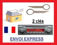 clef extraction démontage façade autoradio audi concert 2 trous a3 envoi express