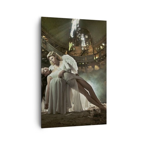 Quadro tela 80x120cm angeli - su,