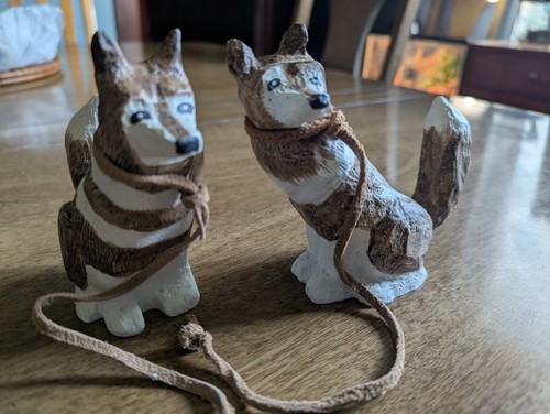 Set statuine dipinte - a, mano