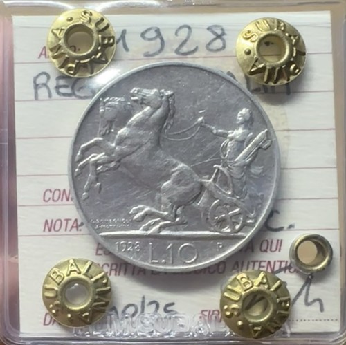 Moneta regno italia biga 10 - moneta, d'