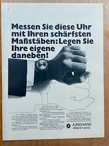 Junghans electronic ato chron - junghans,