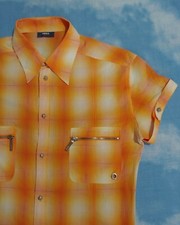 SHIRT man vintage 90's VERSUS Gianni Versace TG.32-46 circa M  made Italy New!