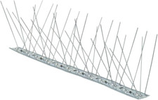 Kit 5 Dissuasori Inox 80 Punte Anti Piccioni Uccelli per Esterno, 5Pz Da 1 Mt 