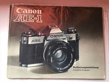 Manuale Fotografia Vintage Canon AE-1 tedesco 1979