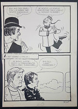 Milo MANARA tavola originale ATTENTI A QUEI DUE Curtis e Moore TELEROMPO 16-62