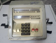 FACIT CM2-16 CALCOLATRICE del 1960 NO OLIVETTI OLD CALCULATOR  MADE IN SWEDEN 