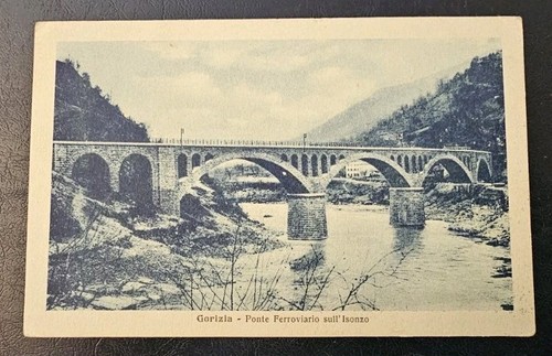 Cartolina gorizia ponte - f.p,