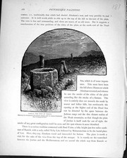 Stampa antica *1120 Palestina 1881 veduta sito Teku'A Tekoa chiesa bizantina