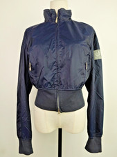 BELSTAFF SILVER GIUBBINO DONNA TG. 44 JACKET WOMAN MADE ITALY VINTAGE CASUAL UK