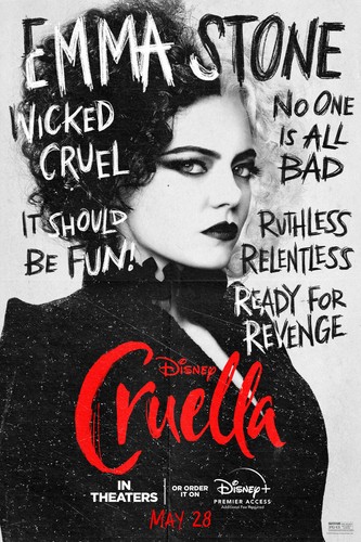 Cruella poster crudelia - crudelia, demon