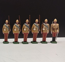 Tradition 6 miniature militari in piombo 62th Highlanders Afghanistan 1879