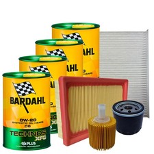 Kit Tagliando Toyota CHR C-HR 1.8 Hybrid 3 Filtri 4 Olio 0W20 Bardahl
