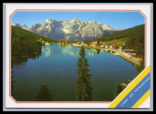 Cartolina dolomiti lago di - cartolina,