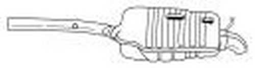 140 silenziatore posteriore - 140,