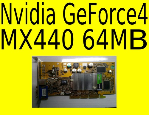 Nvidia geforce4 mx440 64mb agp - nvidia,