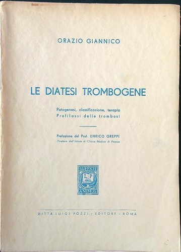 Diatesi trombogene giannico - le,