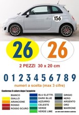 2 adesivi numero
