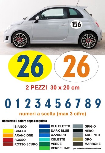Adesivi numero - 2,