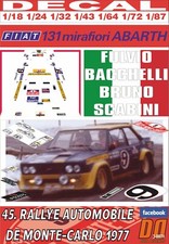 DECAL FIAT 131 ABARTH F