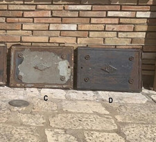 Antico sportello ferro - antico, in