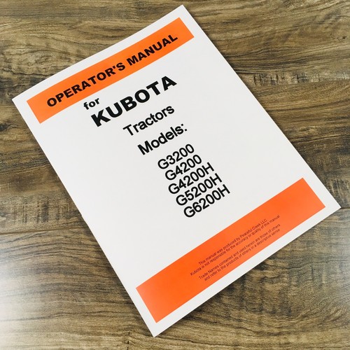 Kubota g3200 g4200 g4200h - kubota,