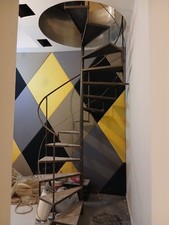 SCALA A CHIOCCIOLA IN FERRO