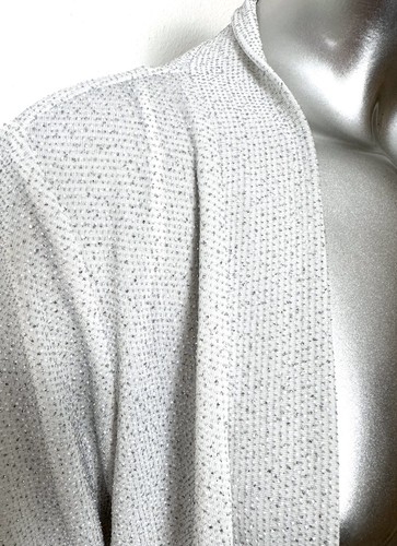Giacca bolero argento - argento, bianco