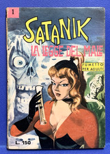 SATANIK n. 1 LA LEGGE DEL MALE Corno 1964 originale ottimo