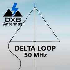 ANTENNA DELTA LOOP 50 Mhz IN FILO CON BALUN ED ISOLATORI  (WIRE DELTA LOOP )