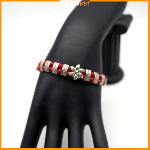 Bracciale tibetano rosso - tibetano,