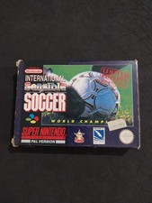 INTERNATIONAL SENSIBLE SOCCER SUPER NINTENDO SNES PAL UKV USATO COMPLETO RARO