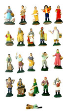Set Pastori in Terracotta Cm5,5 - Quantità da Scegliere - Personaggi per Presepe