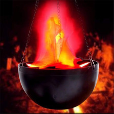 Lampada Fuoco Simulato Finto per Interni Lume Faro per Casa