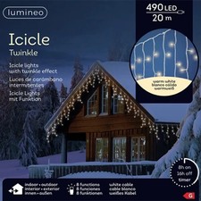 Tenda Luminosa 490 LED Bianco
