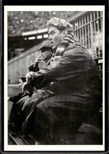 cartolina postcard Calcio Milan Nereo Rocco in panchina S. Siro 1971