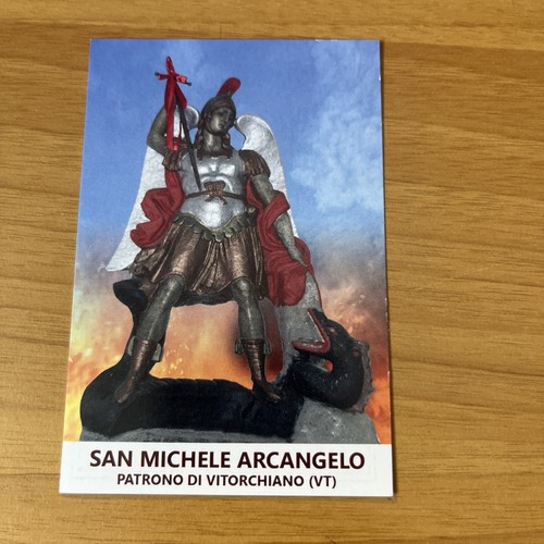 Santino con preghiera - santino,