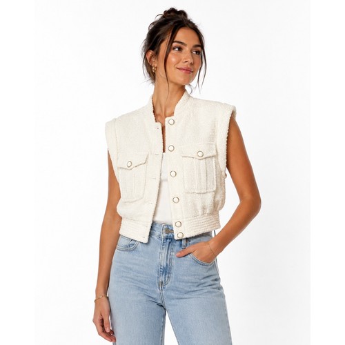 Gilet christian lacroix cream - christian,